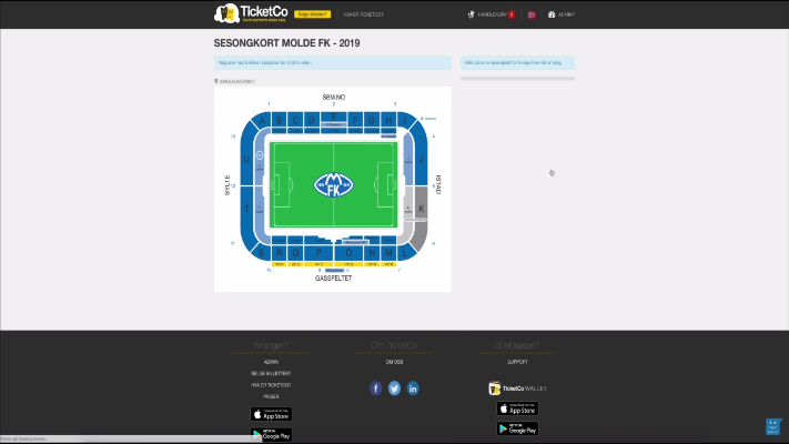 Hvordan kjøpe billett for 2019